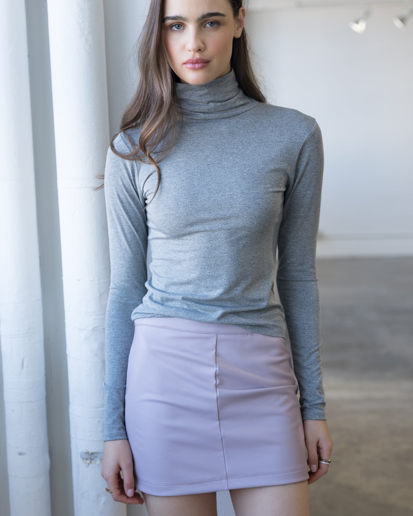 Ash Modal Turtleneck