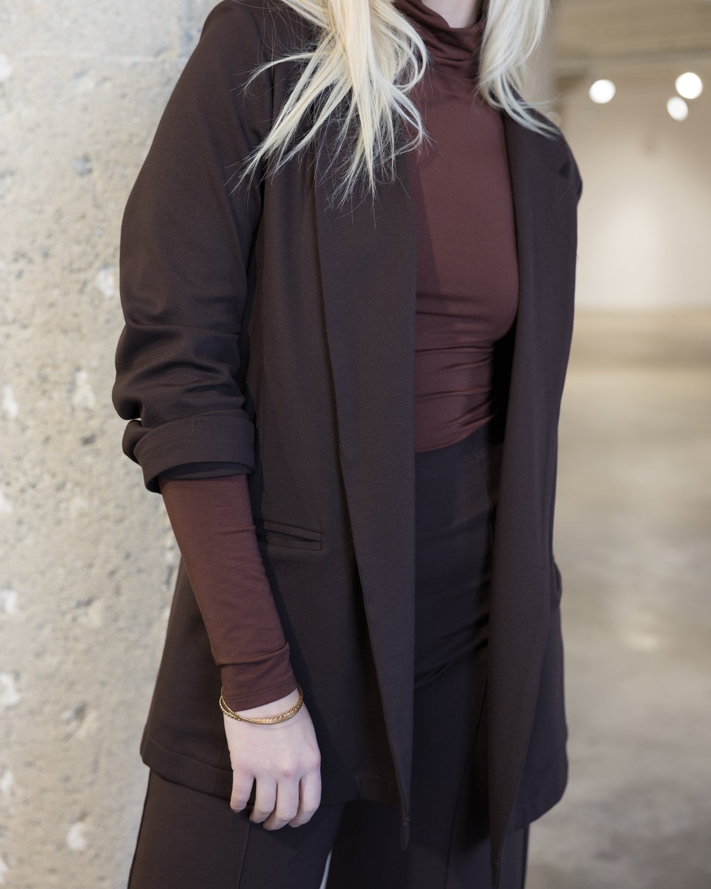 Cocoa Modal Turtleneck