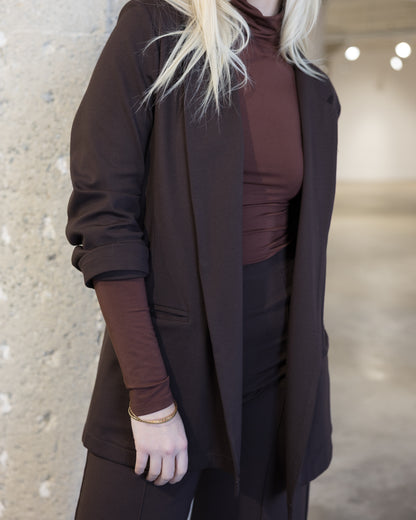 Cocoa Modal Turtleneck