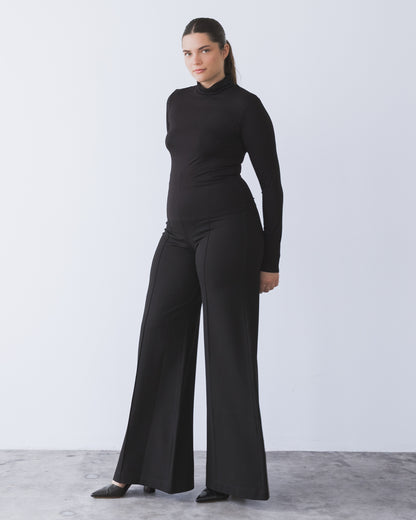 Black Modal Turtleneck