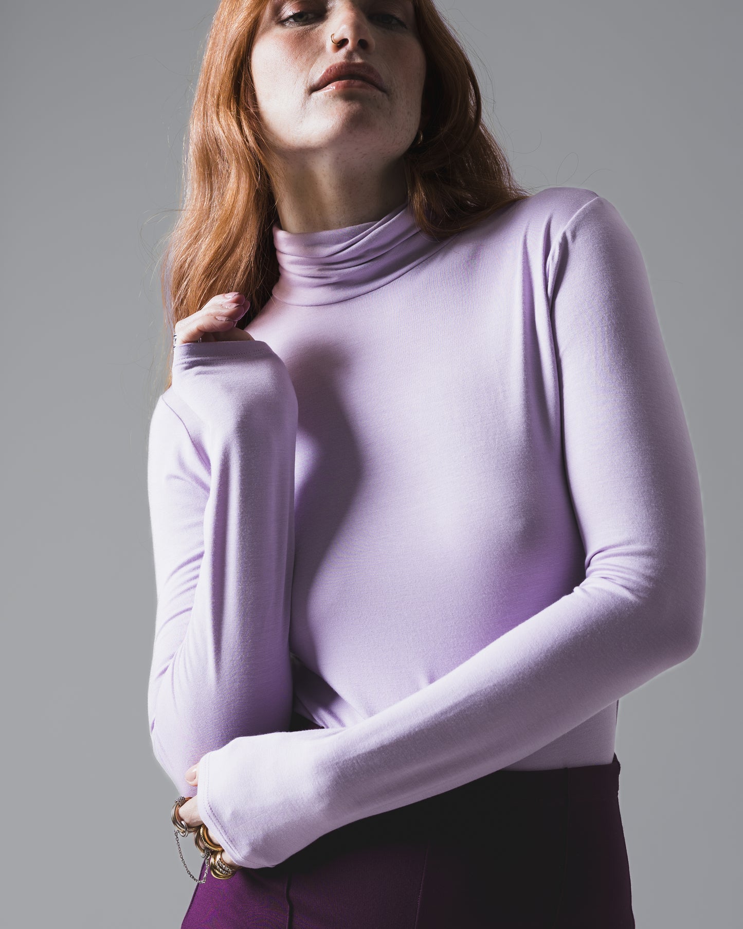 Lavender Turtleneck
