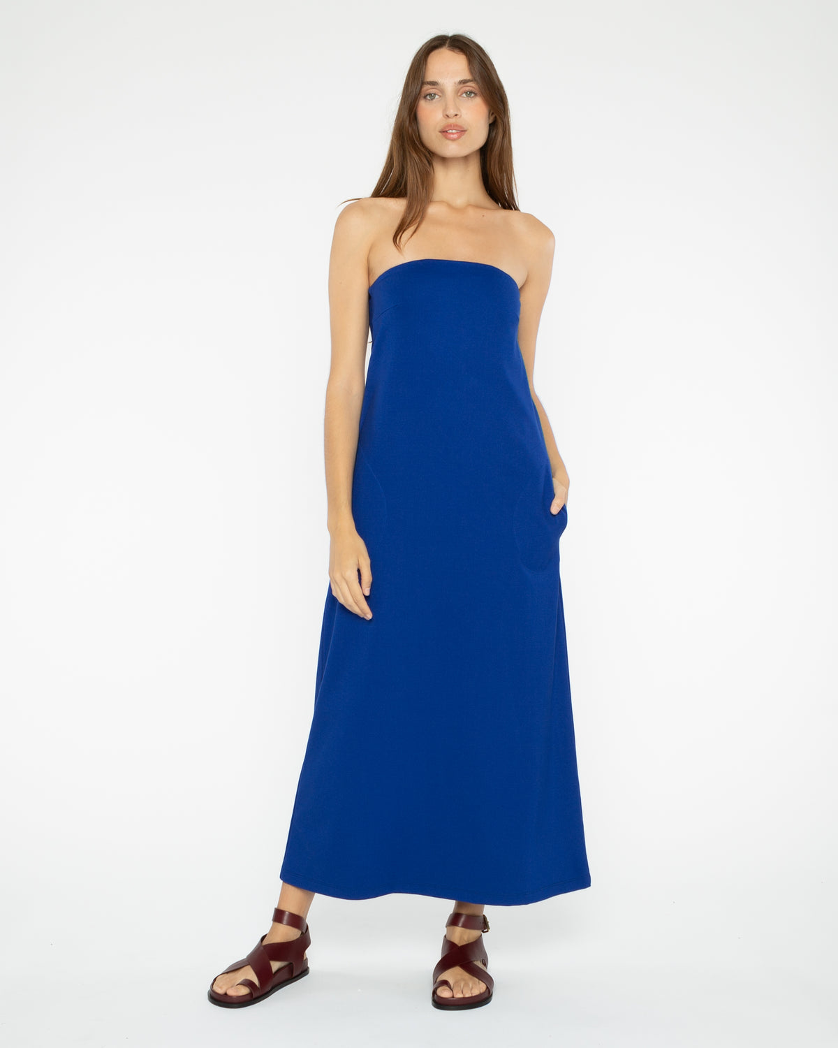 Cobalt Ponte Knit Perfect Dress