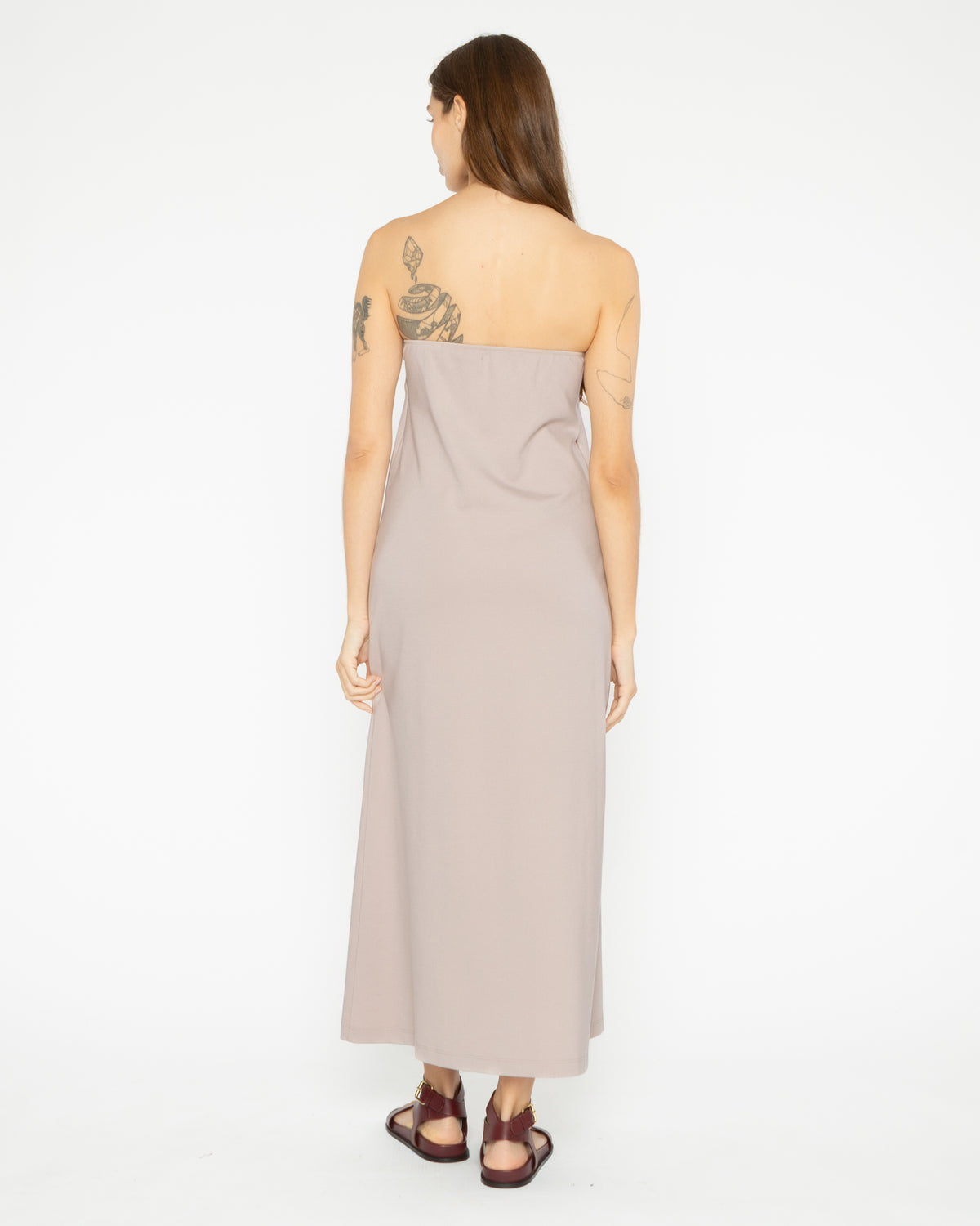 Clay Ponte Knit Perfect Dress