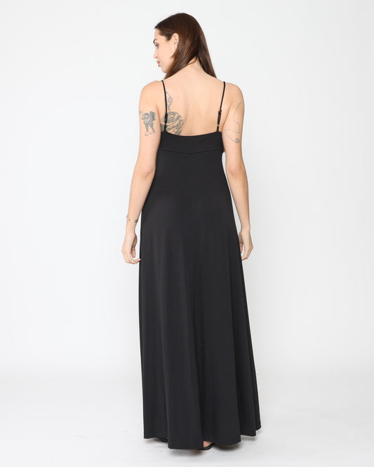 Black Jersey Trinity Dress