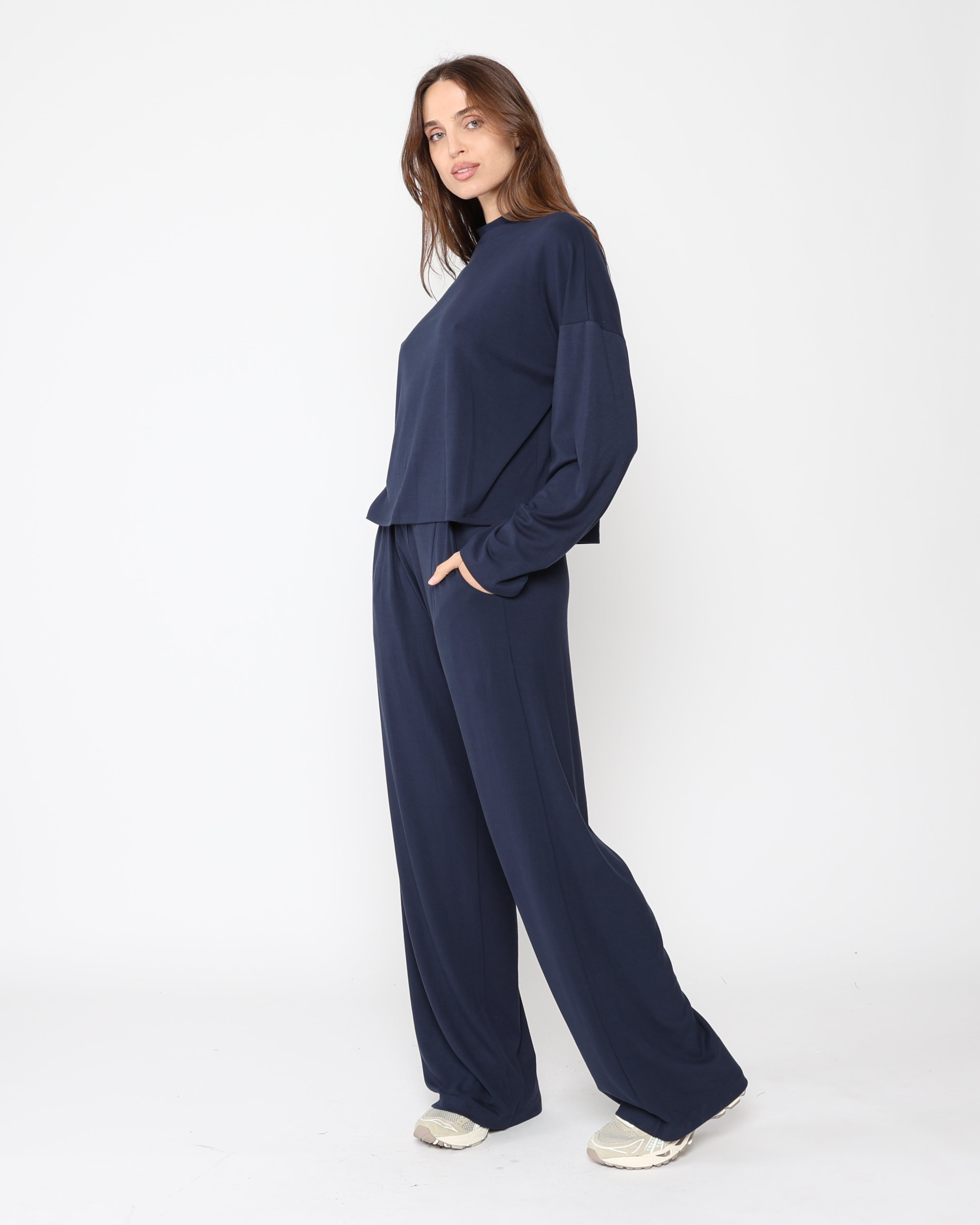 Navy Jersey Lounge Pant