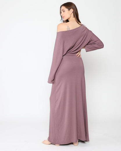 Mauve Jersey Cool Girl Dress