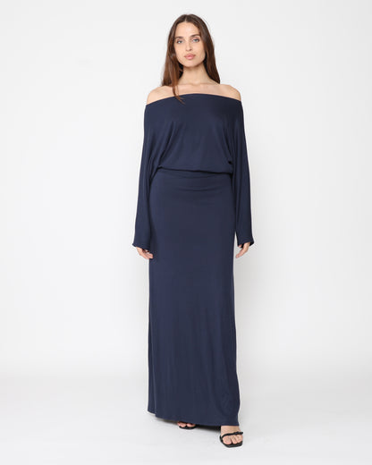 Navy Jersey Cool Girl Dress