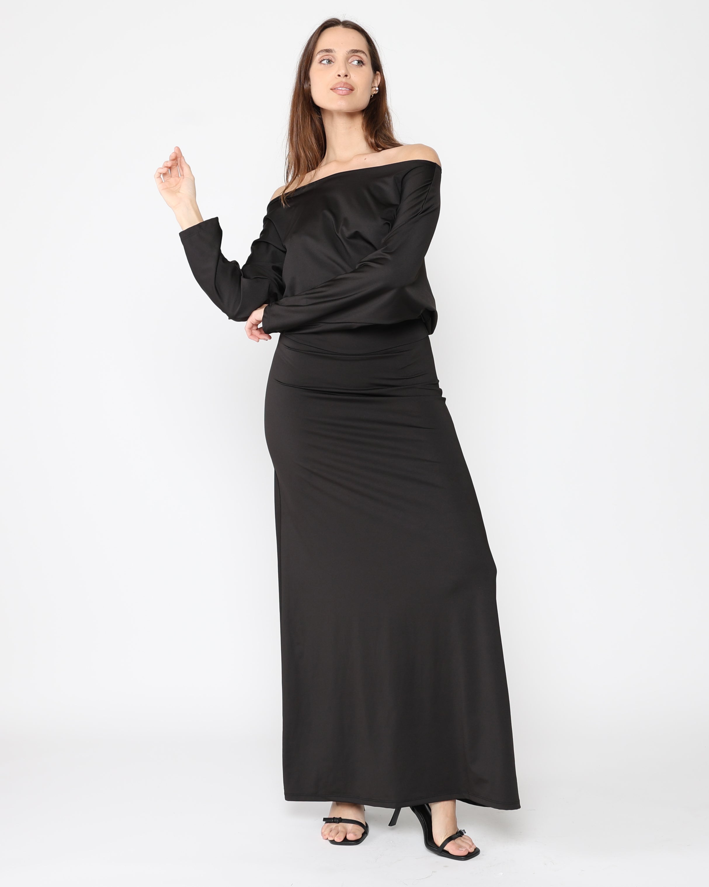 Black Jersey Cool Girl Dress