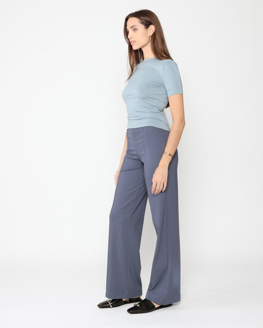 Chambray Fitted T-Shirt