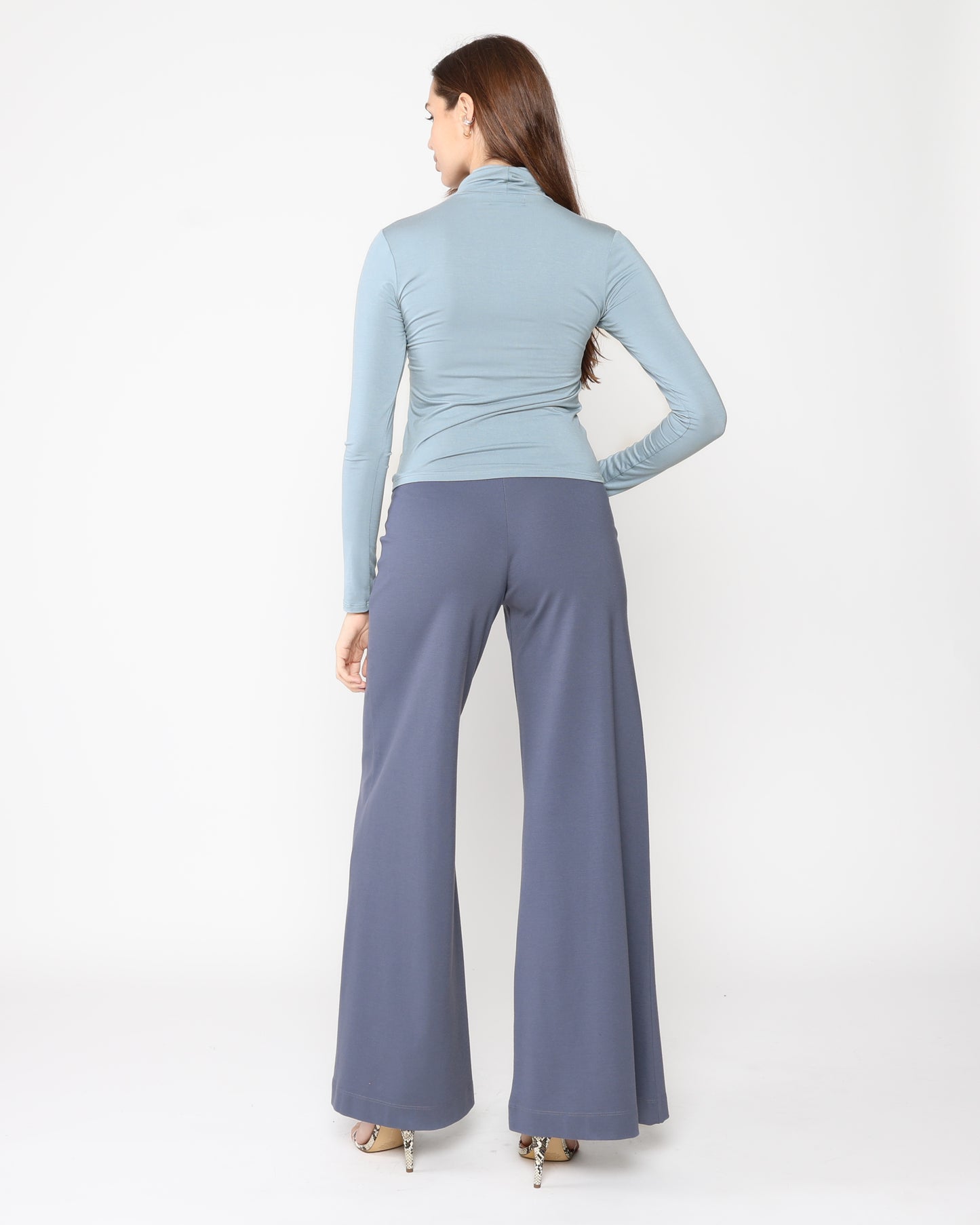 Chambray Modal Turtleneck