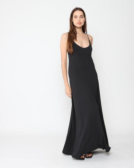 Black Jersey Trinity Dress