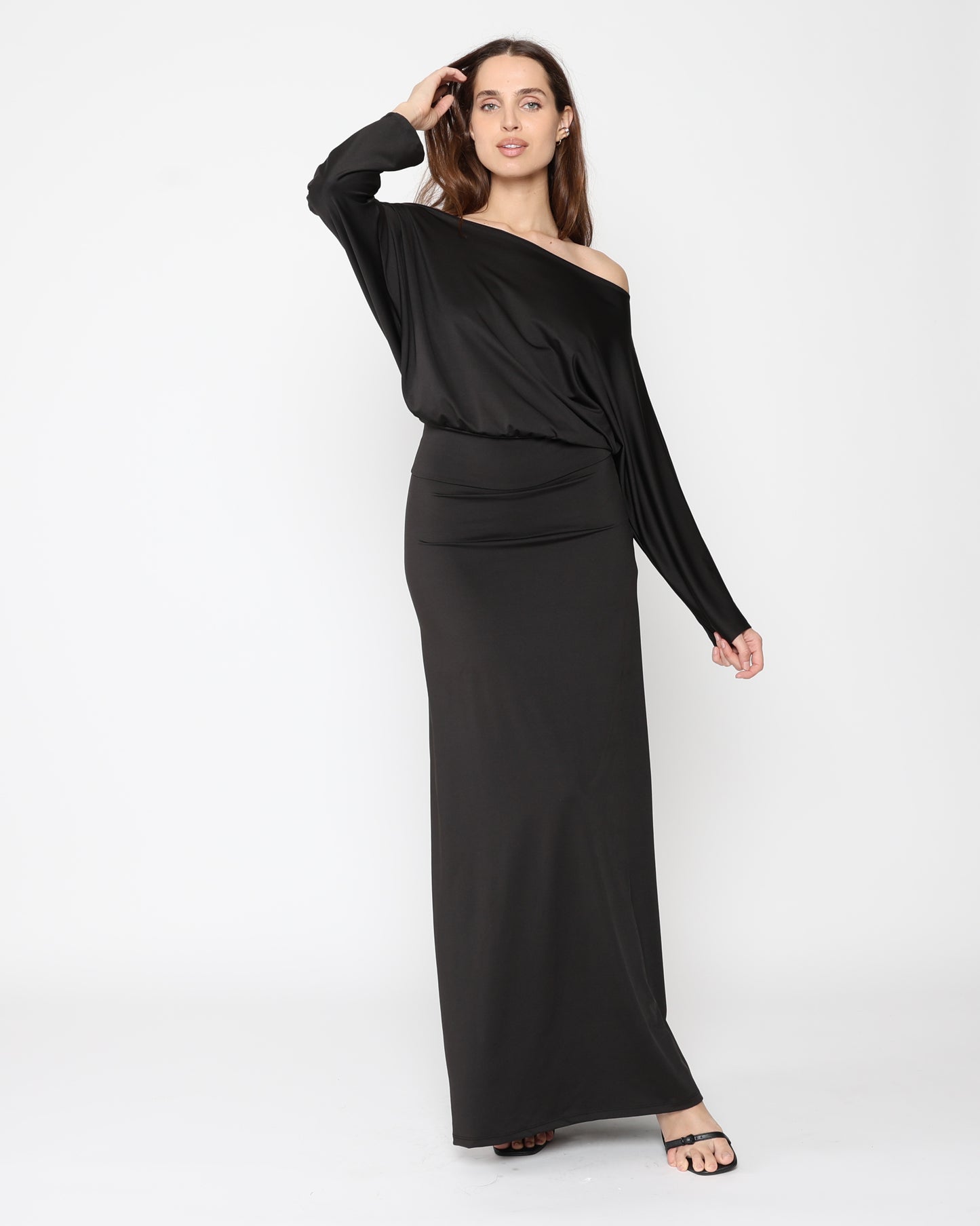 Black Jersey Cool Girl Dress