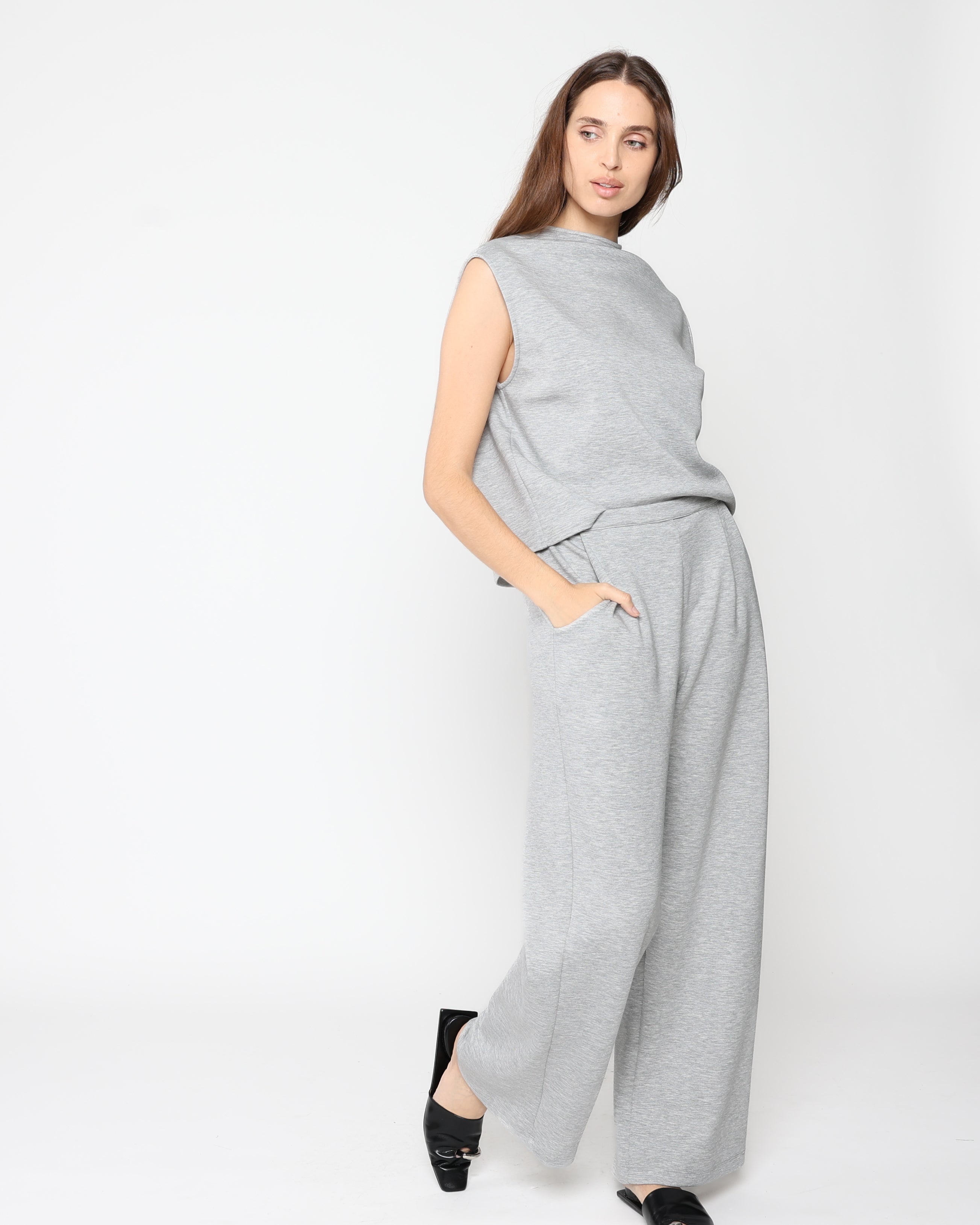 Heather Grey Scuba Lounge Pant