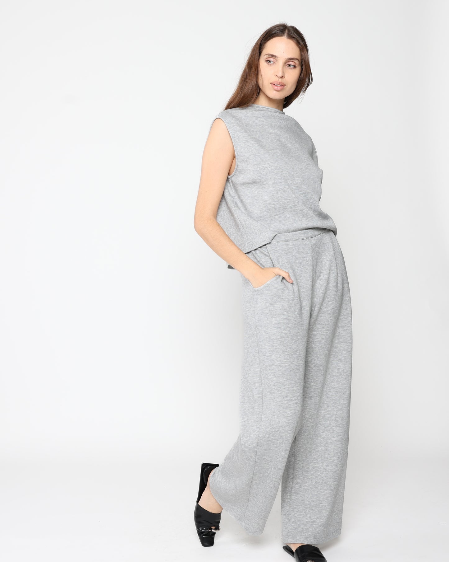 Heather Grey Scuba Lounge Pant