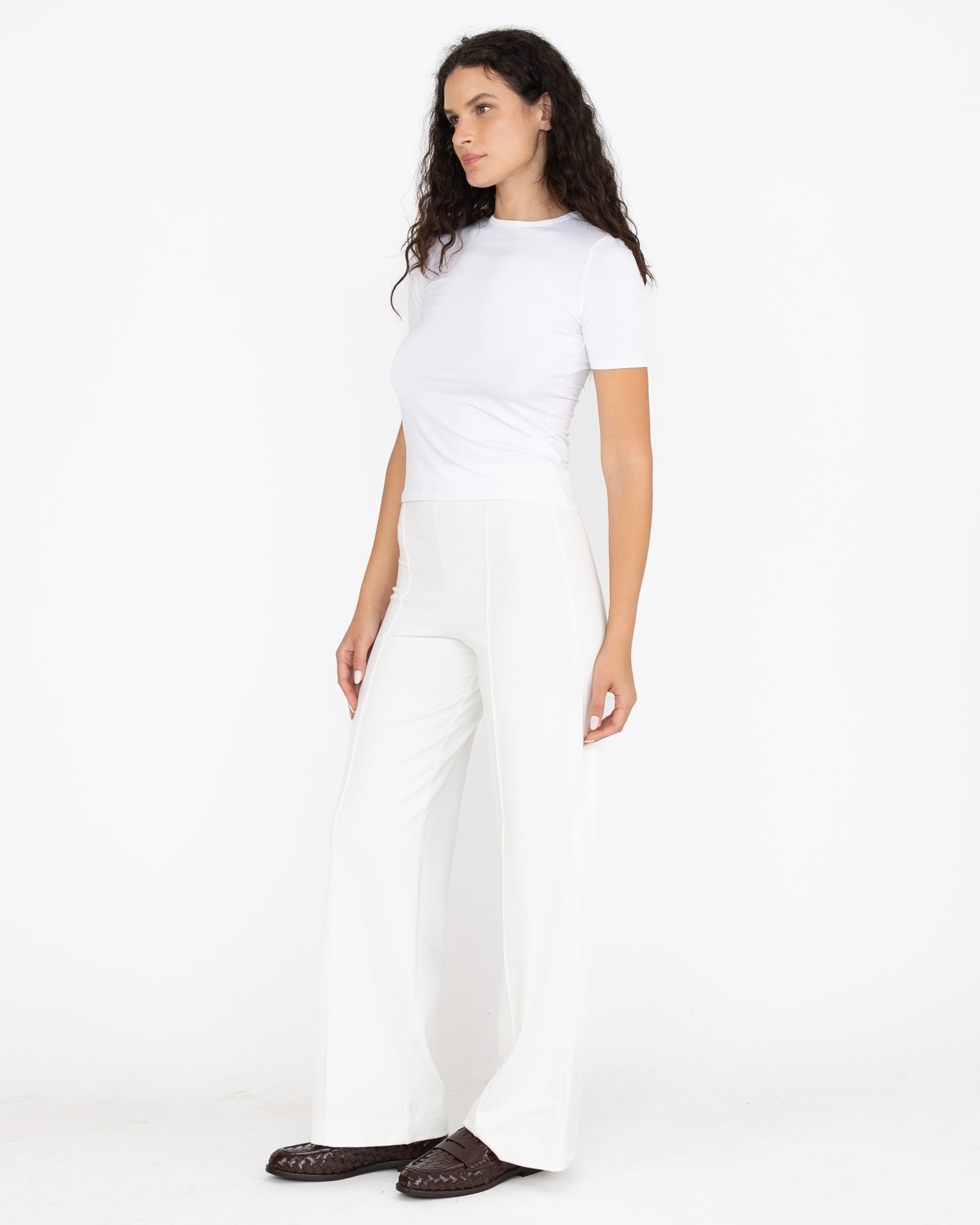 White Fitted T-Shirt | Ripley Rader