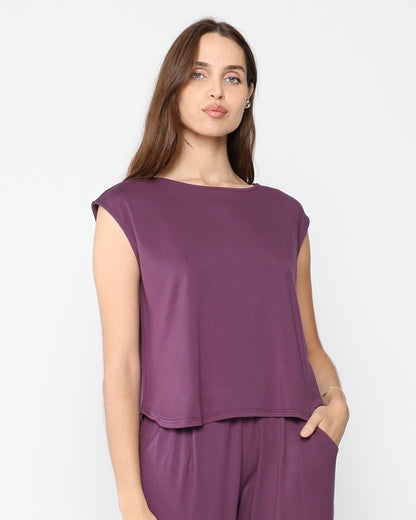 Mulberry Jersey Lounge Tank