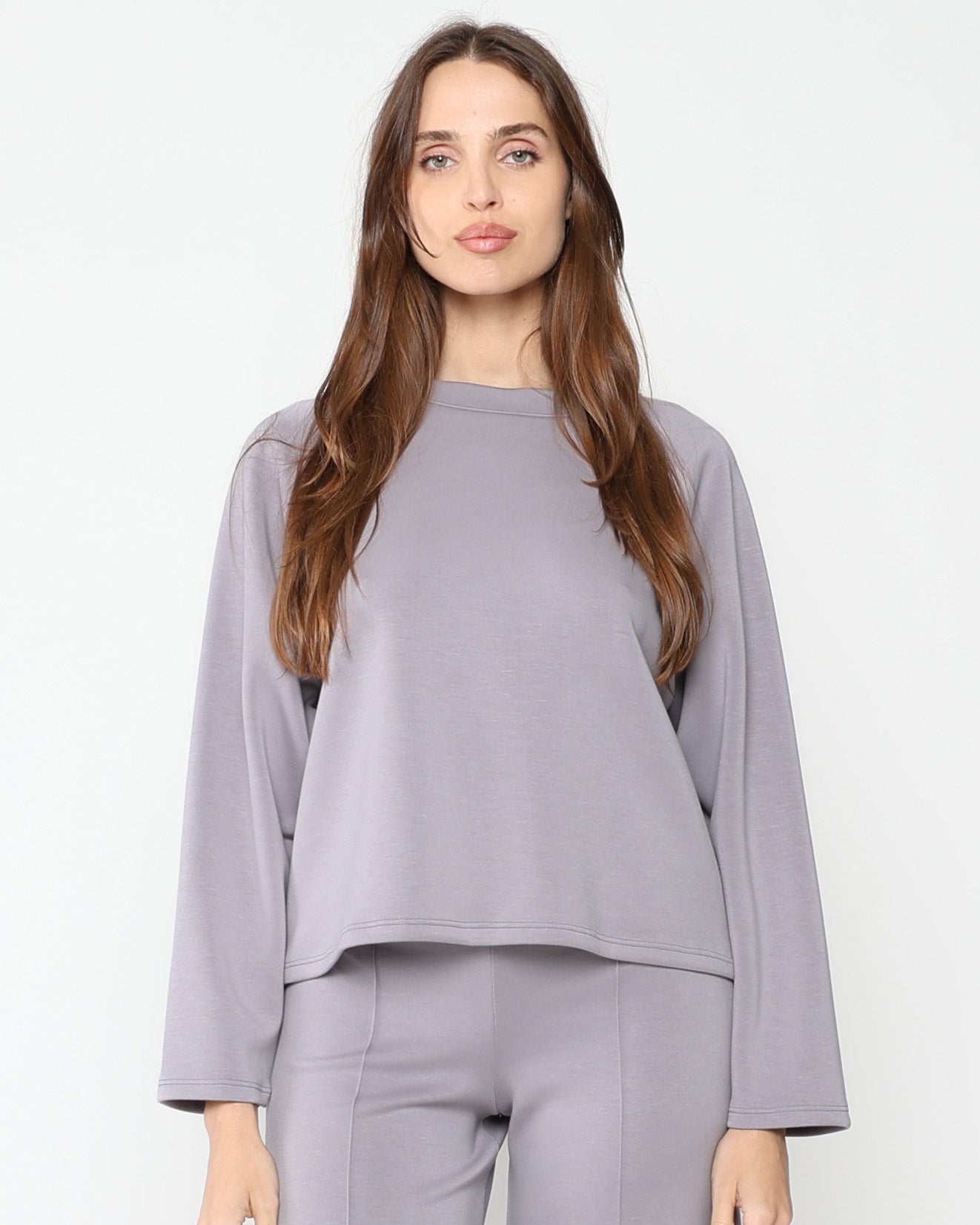 Silver Scuba Raglan Top
