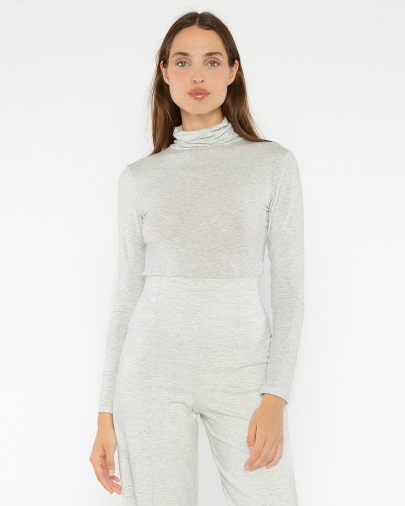 Heather Grey Turtleneck | Ripley Rader