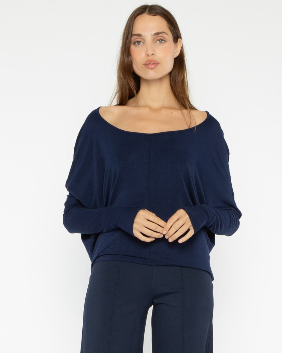 Navy Dancer Top