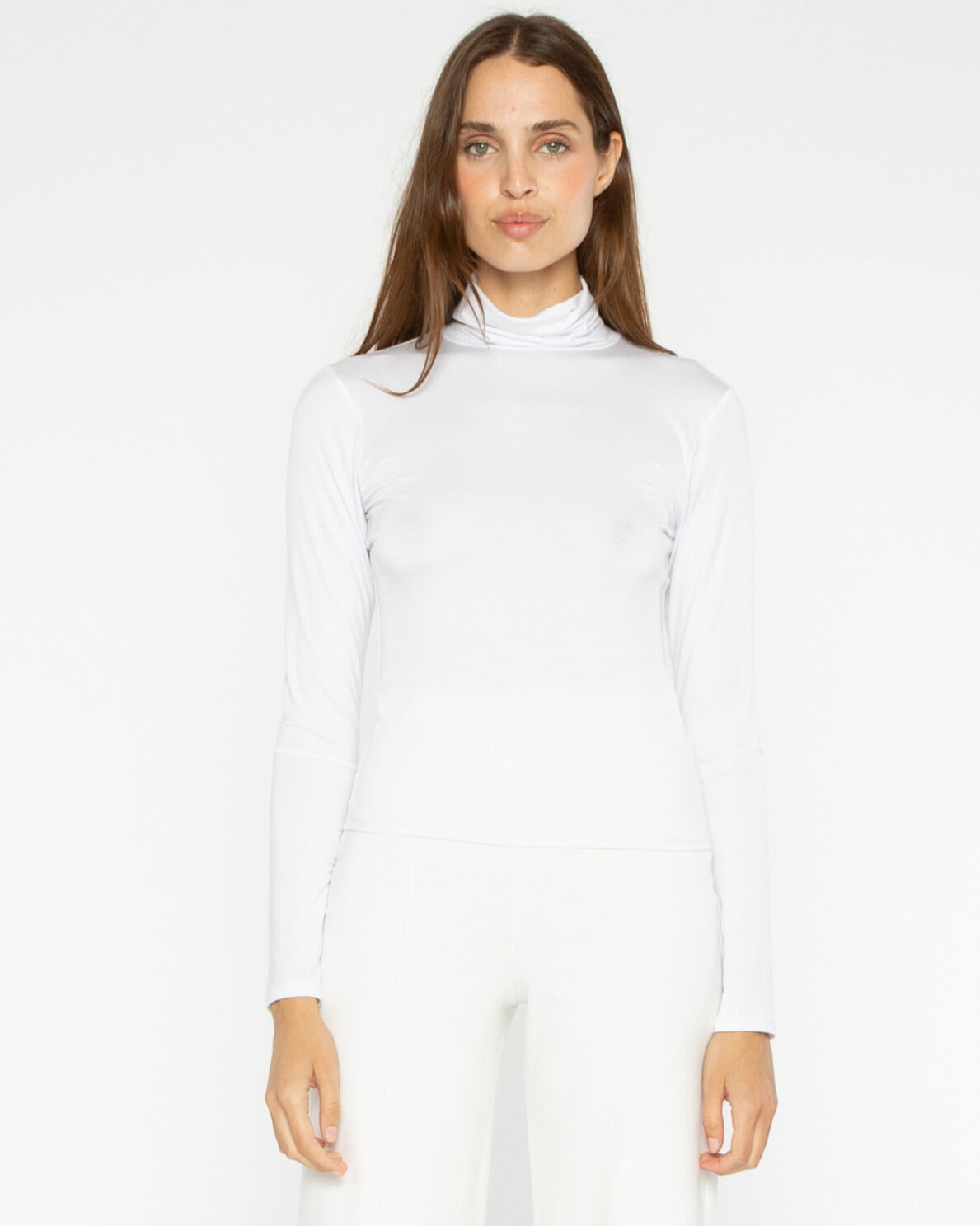 White Turtleneck