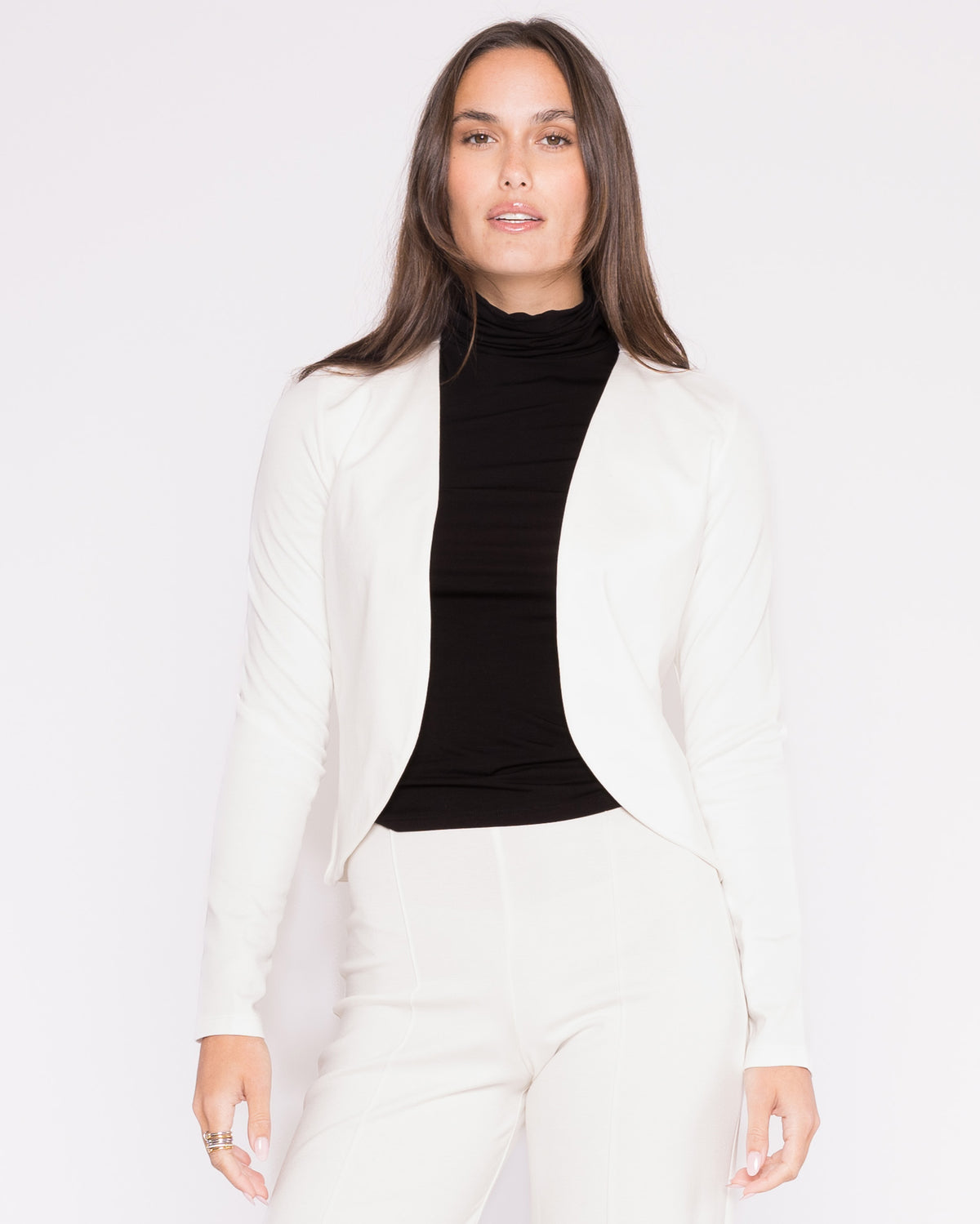 Off-White Ponte Knit Bolero