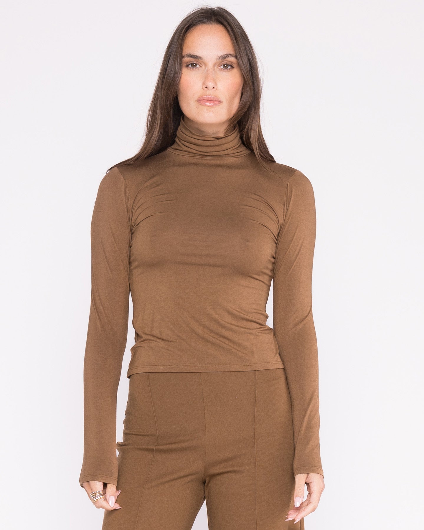 Camel Turtleneck