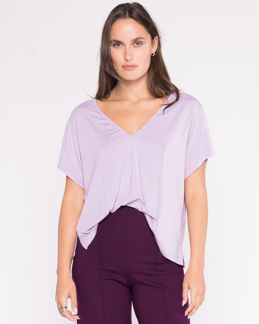 Lavender Everyday V Neck