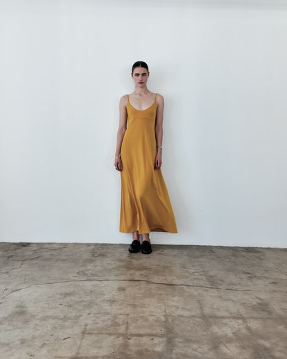 Saffron Jersey Trinity Dress