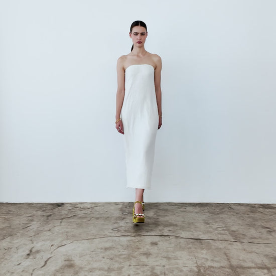 Ivory Sequin Perfect Dress