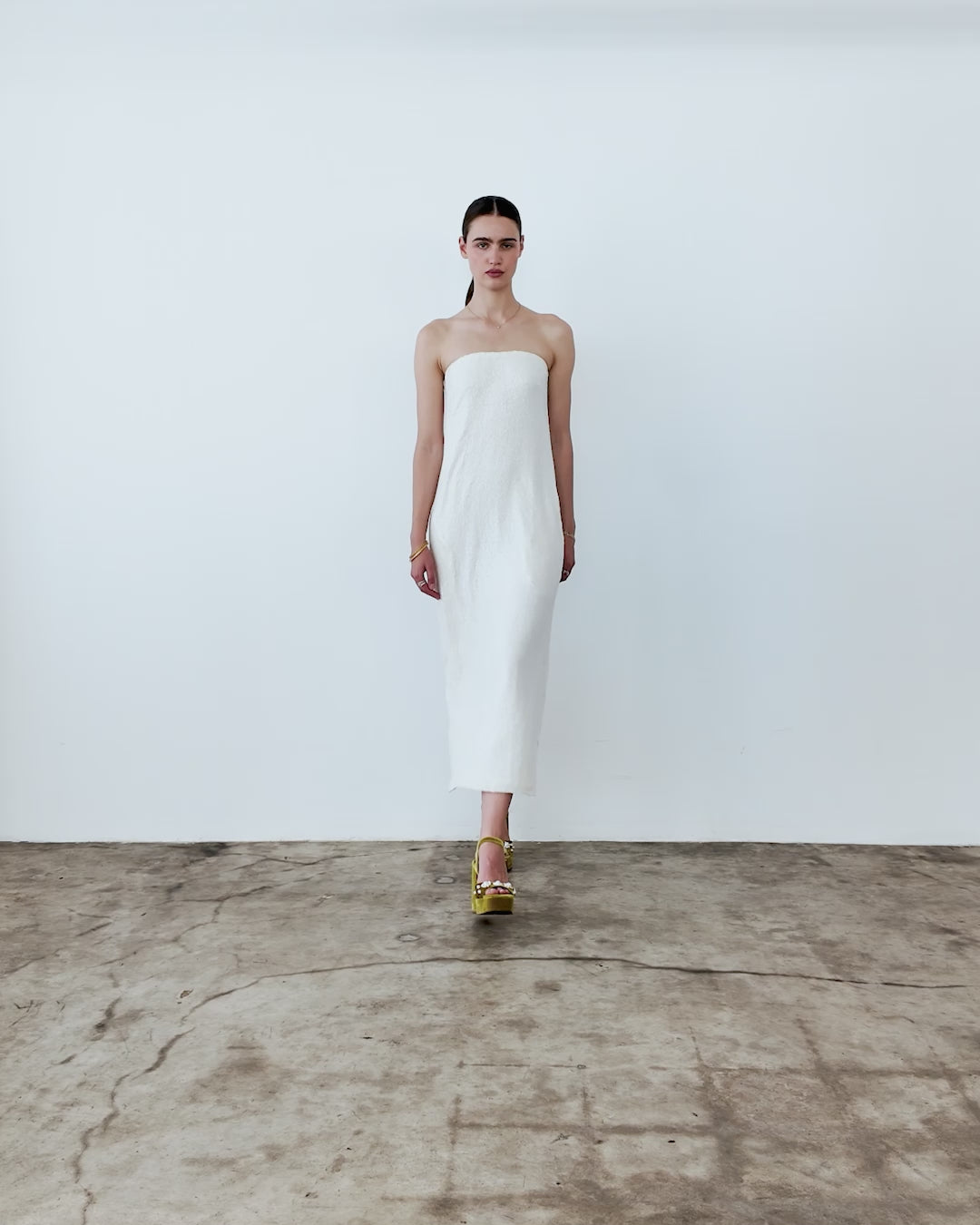 Ivory Sequin Perfect Dress