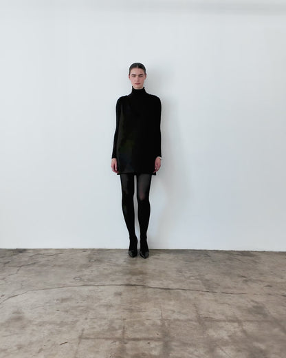 Black Scuba Party Dress
