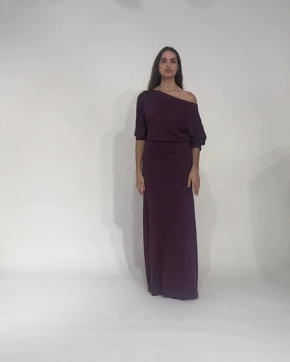 Mulberry Jersey Cool Girl Dress
