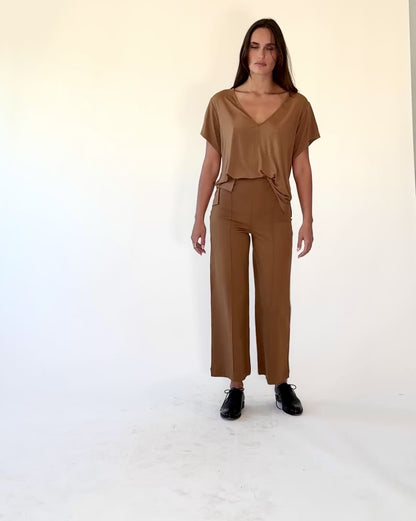 Camel Everyday V Neck