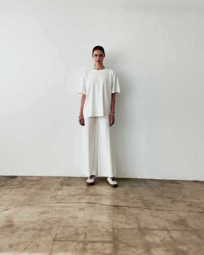 Off-White Ponte Knit Big Shirt