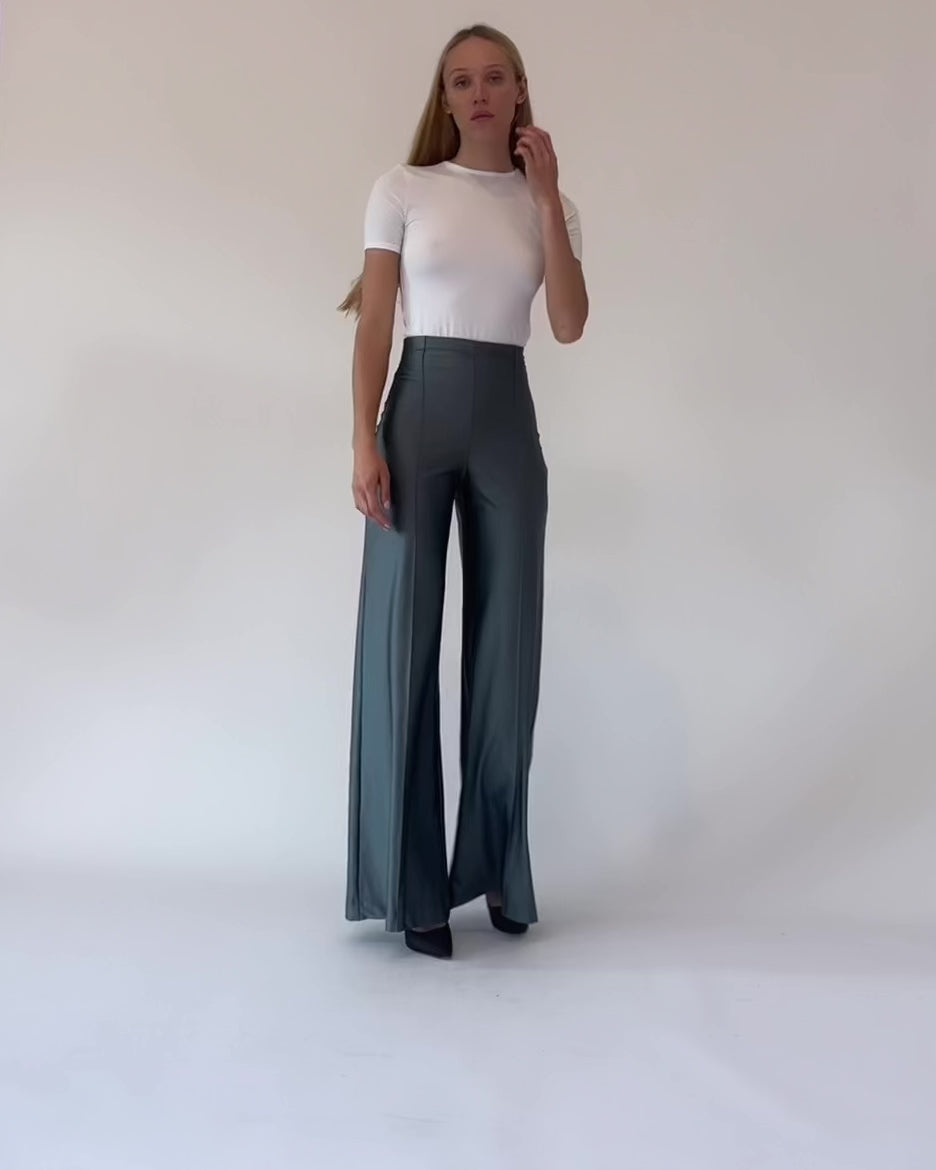 Belted Wide Pants | GU US