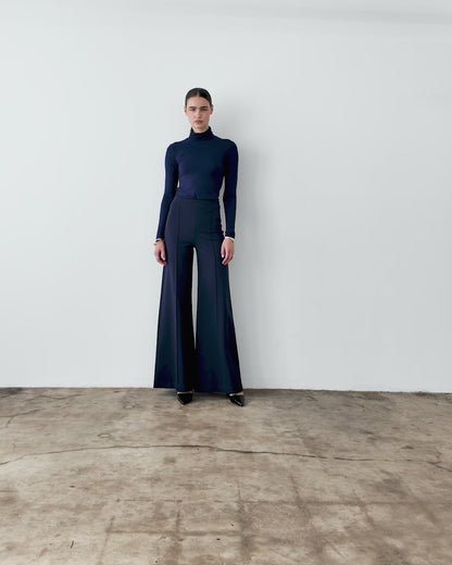 Navy Modal Turtleneck