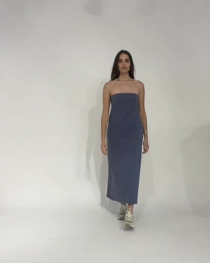Sea Blue Ponte Knit Perfect Dress
