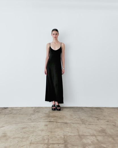 Black Jersey Trinity Dress