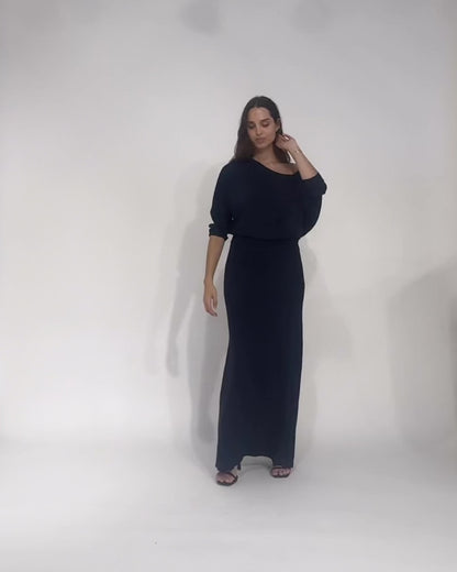 Navy Jersey Cool Girl Dress