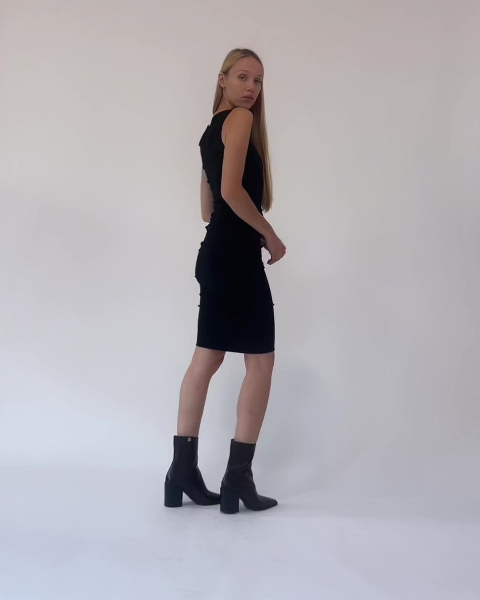 ワンピース sheller mulch boarder knit docking dress English Factory Women's Combo Shirtdress, Taupe/Oxford Blue