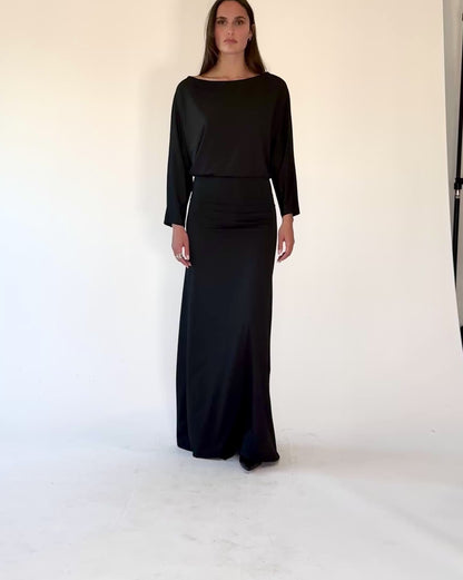 Black Jersey Cool Girl Dress