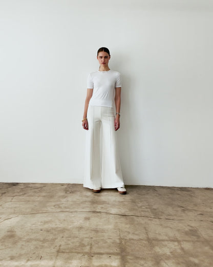 White Fitted T-Shirt