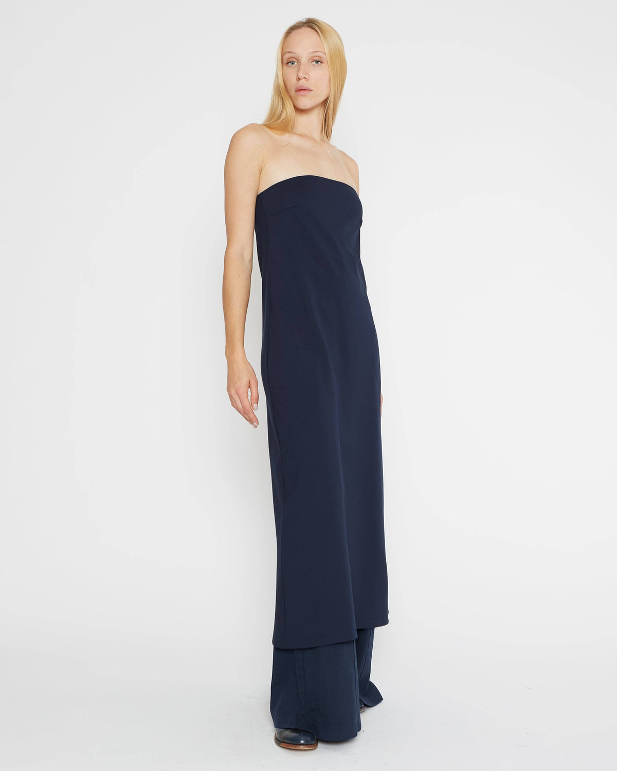 Navy Ponte Knit Perfect Dress