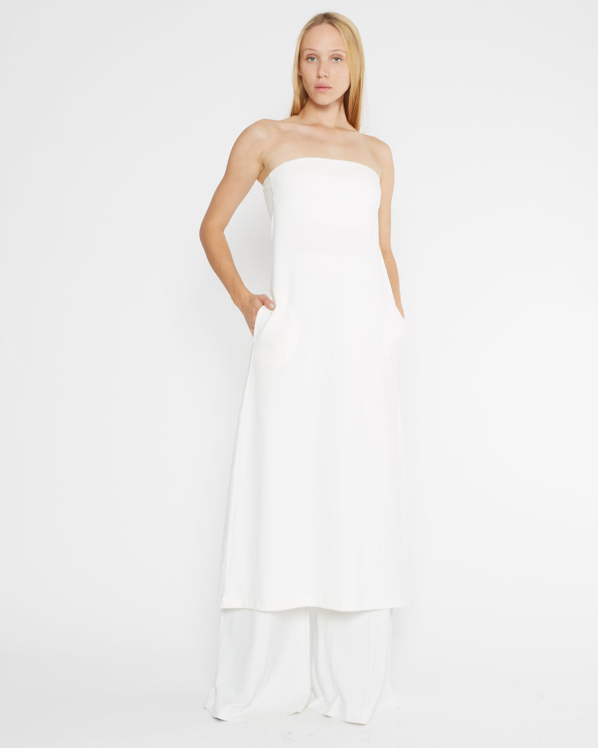 Off-White Ponte Knit Perfect Dress