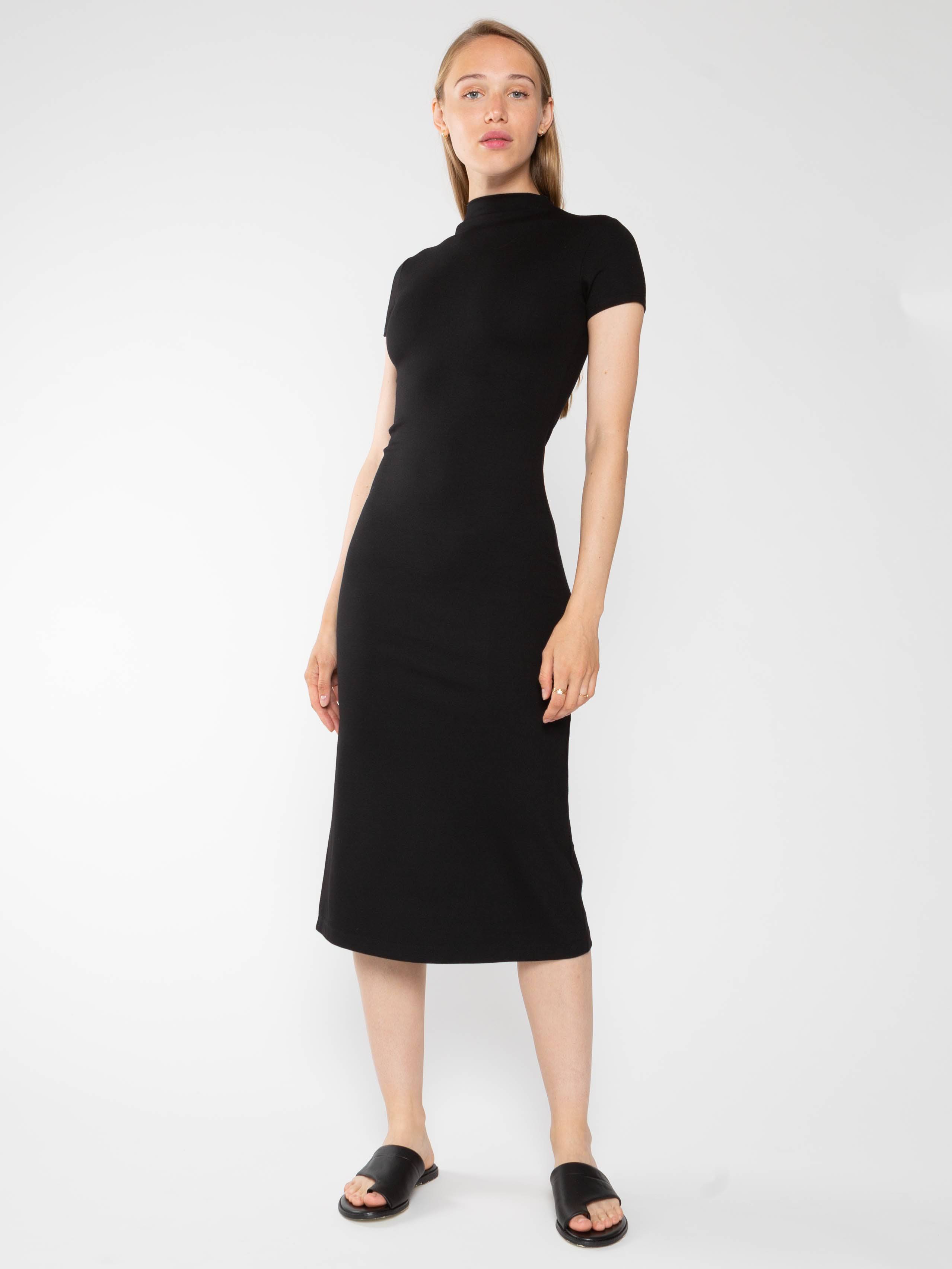 Black ponte clearance knit dress