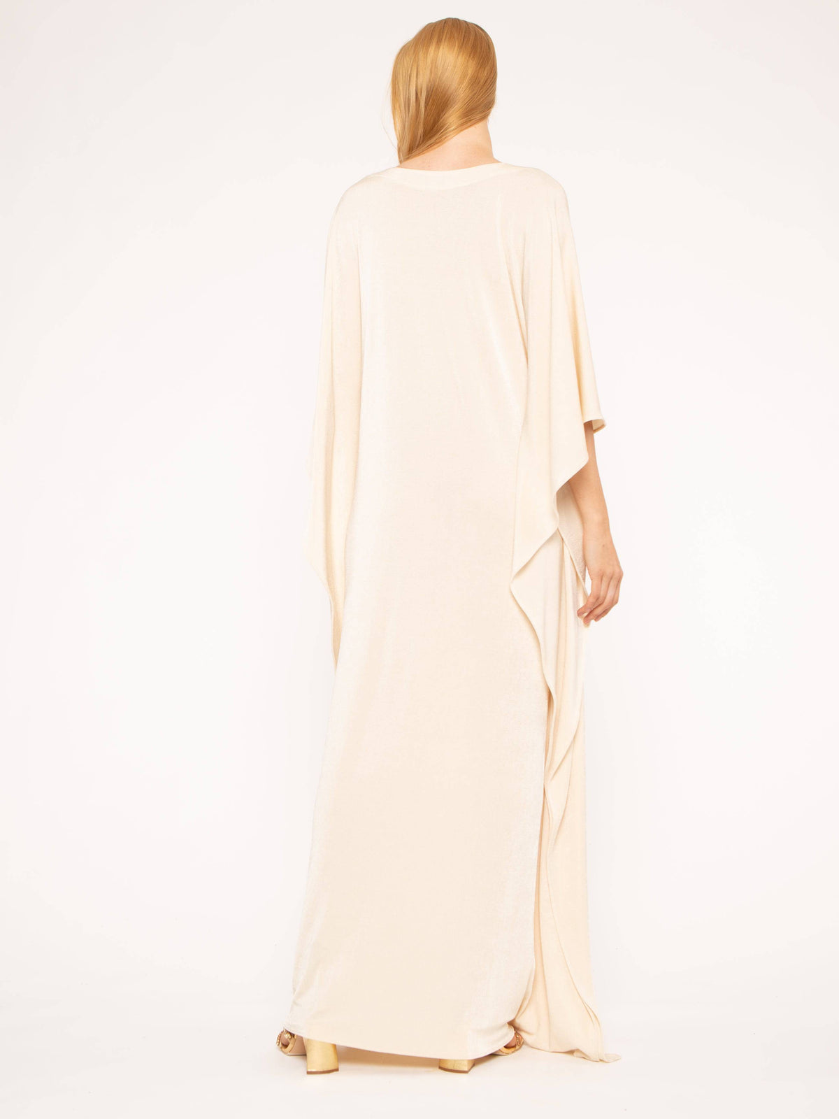 Cream Slinky Caftan