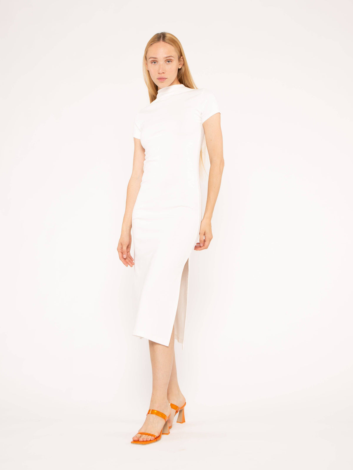 Off-White Ponte Knit Skye Dress