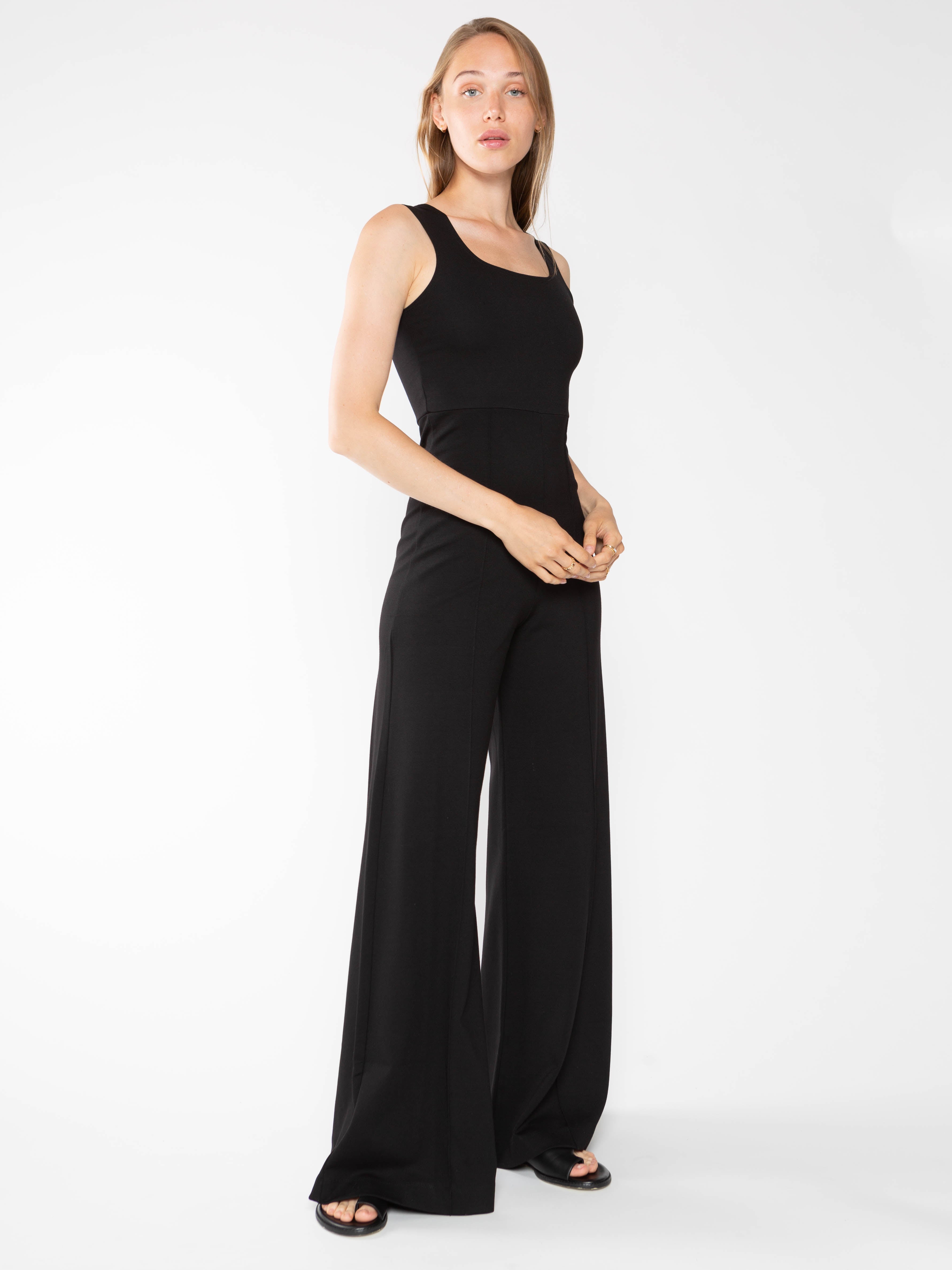 Full length wide leg jumpsuit on sale