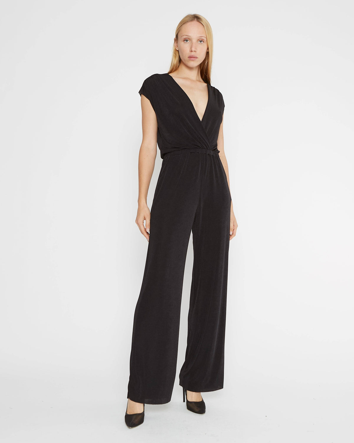 Black Slinky Jumpsuit