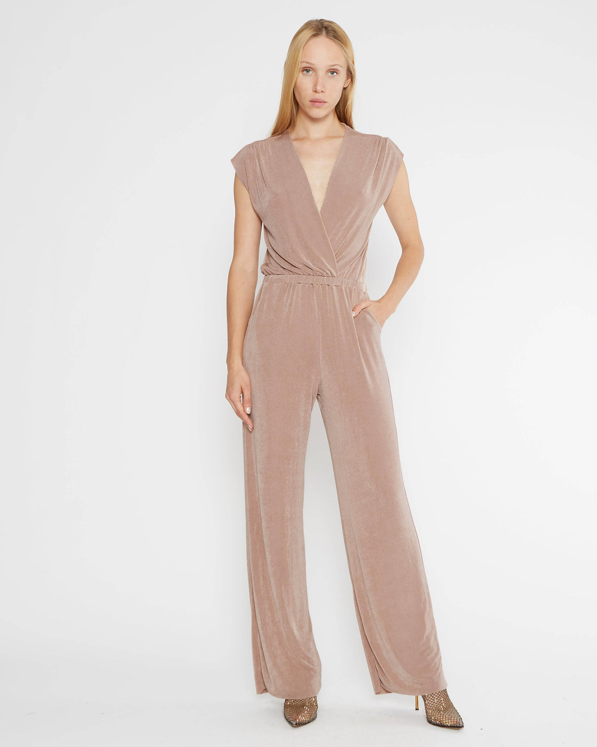 Clay Slinky Jumpsuit